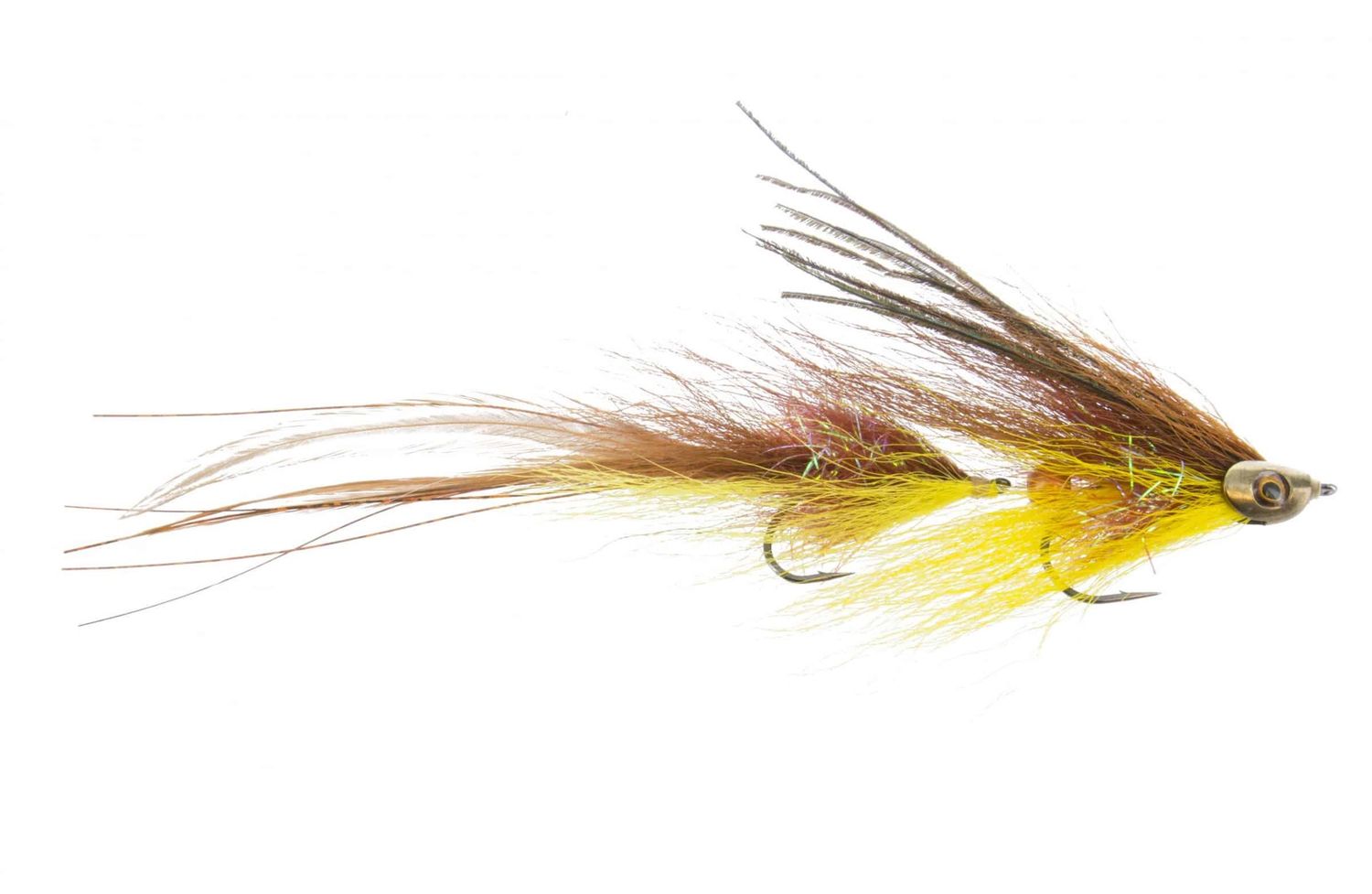 Alex's White River Deceiver, Color: Brown/Yellow