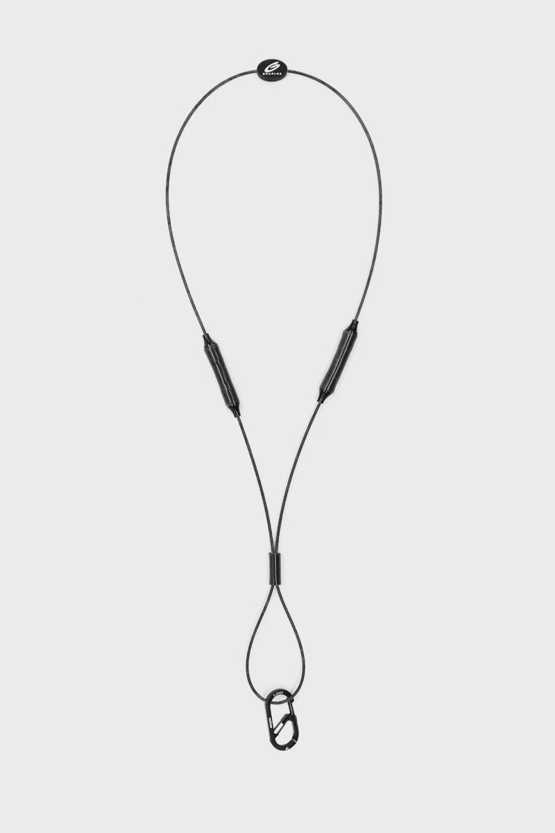 Verza Lanyard, Color: Black