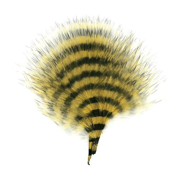 MFC Barred Marabou, Color: Yellow/Barred Black