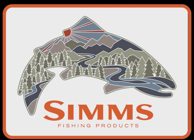 Troutscape Sticker, Color: Troutscape