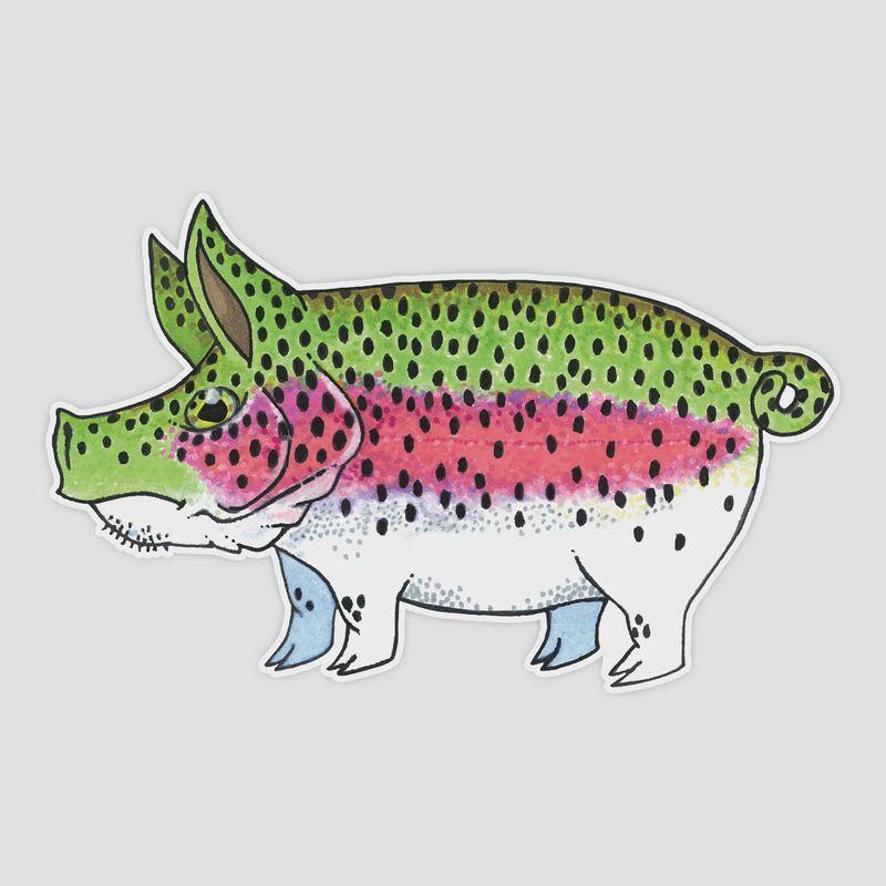 Pig Trout Sticker