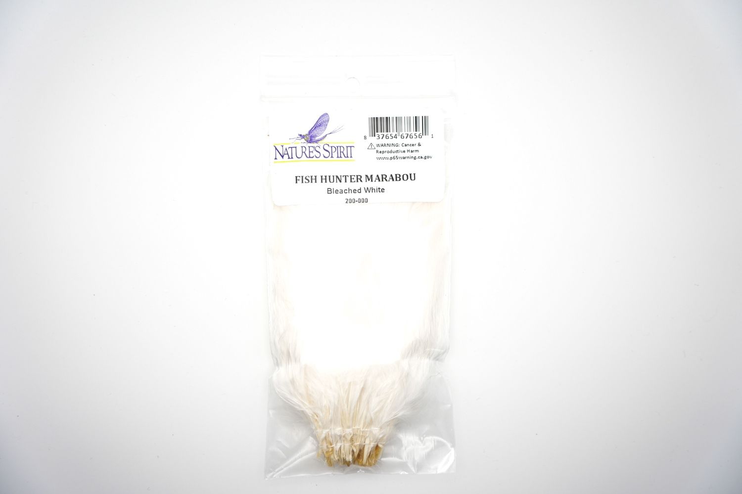 Fish Hunter Marabou, Color: Bleached White