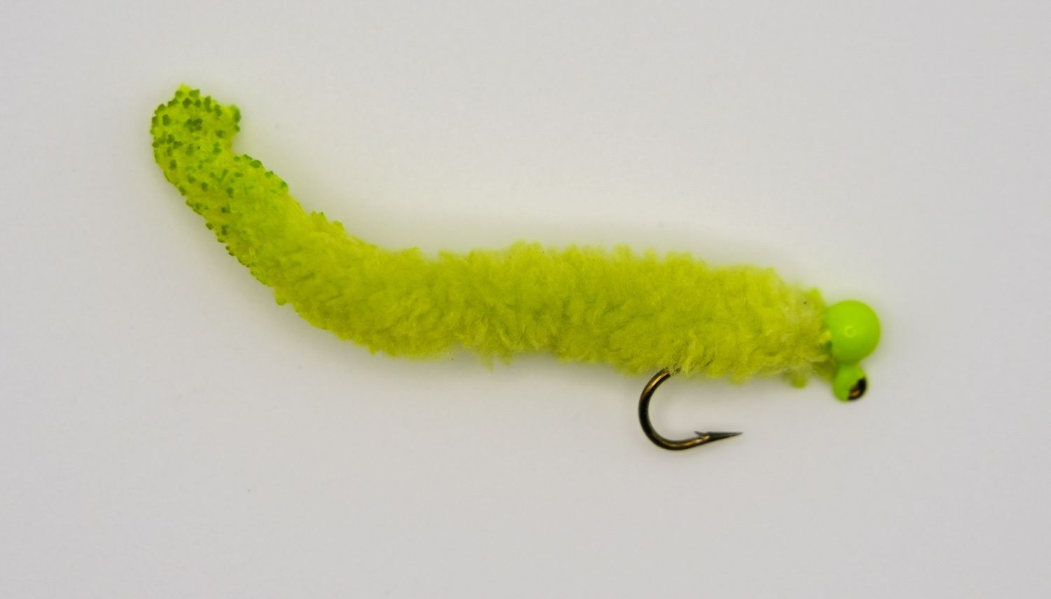 Mop Worm, Color: Chartreuse, Size: 1/80th