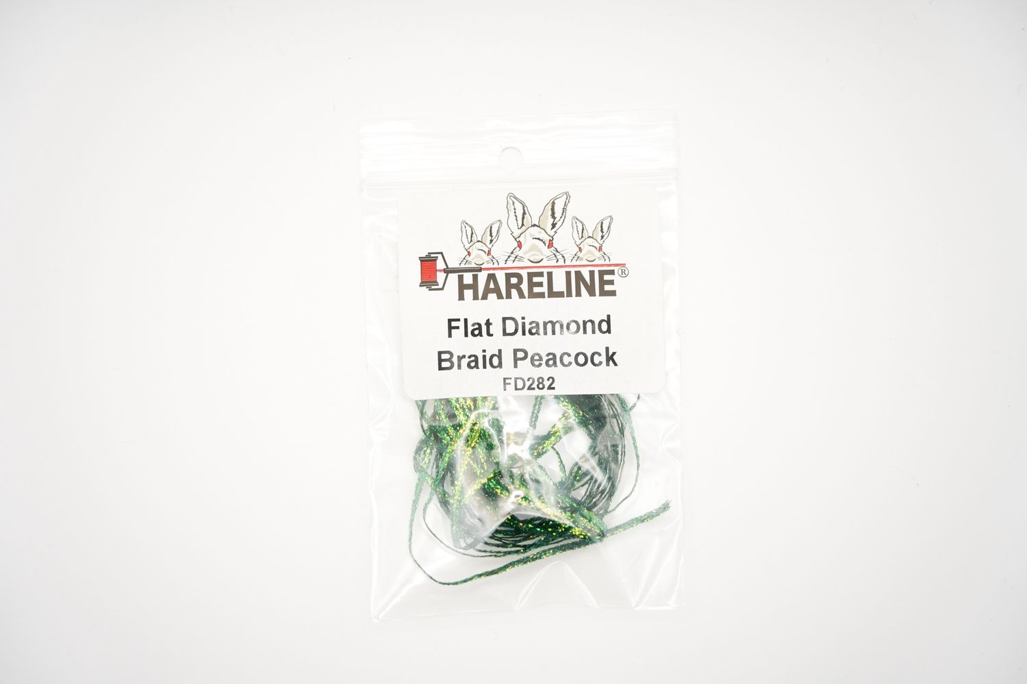 Flat Diamond Braid, Color: Peacock