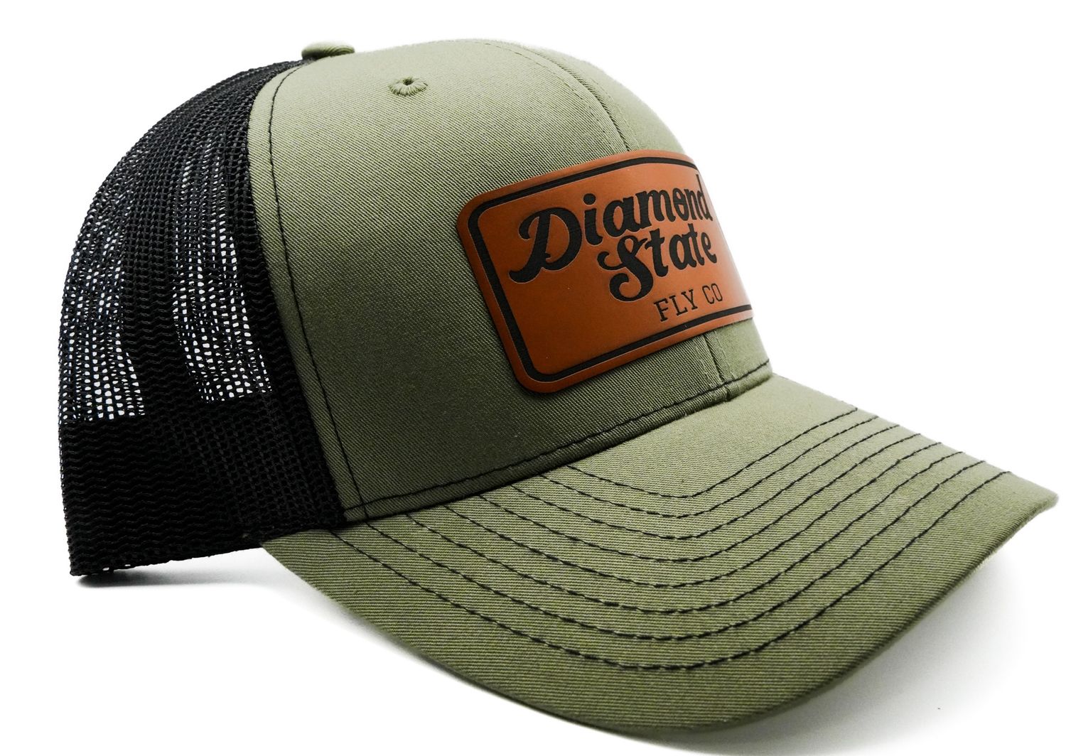Leather Patch Logo Hat