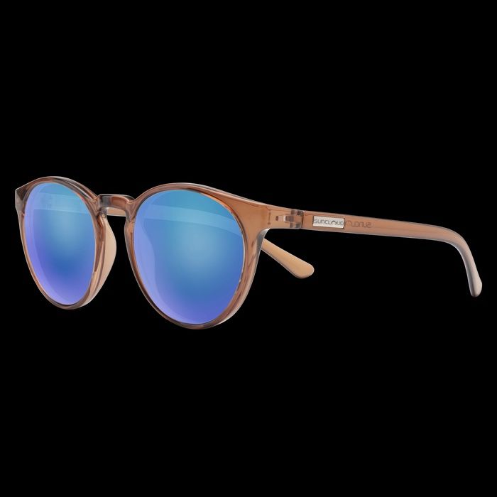 Suncloud Metric, Color: Transparent Brown(Blue Mirror)