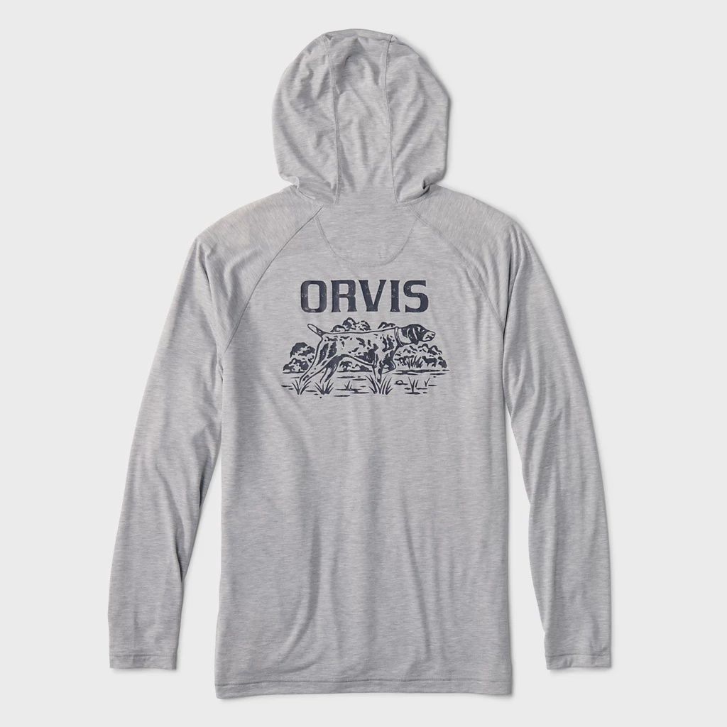 Dricast Logo Hoodie, Color: Light Gray Heather, Size: M