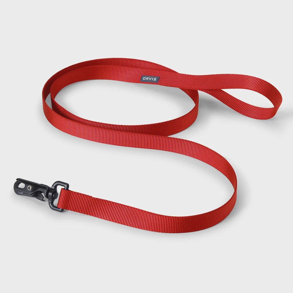 Orvis Woven Dog Leash, Color: Red
