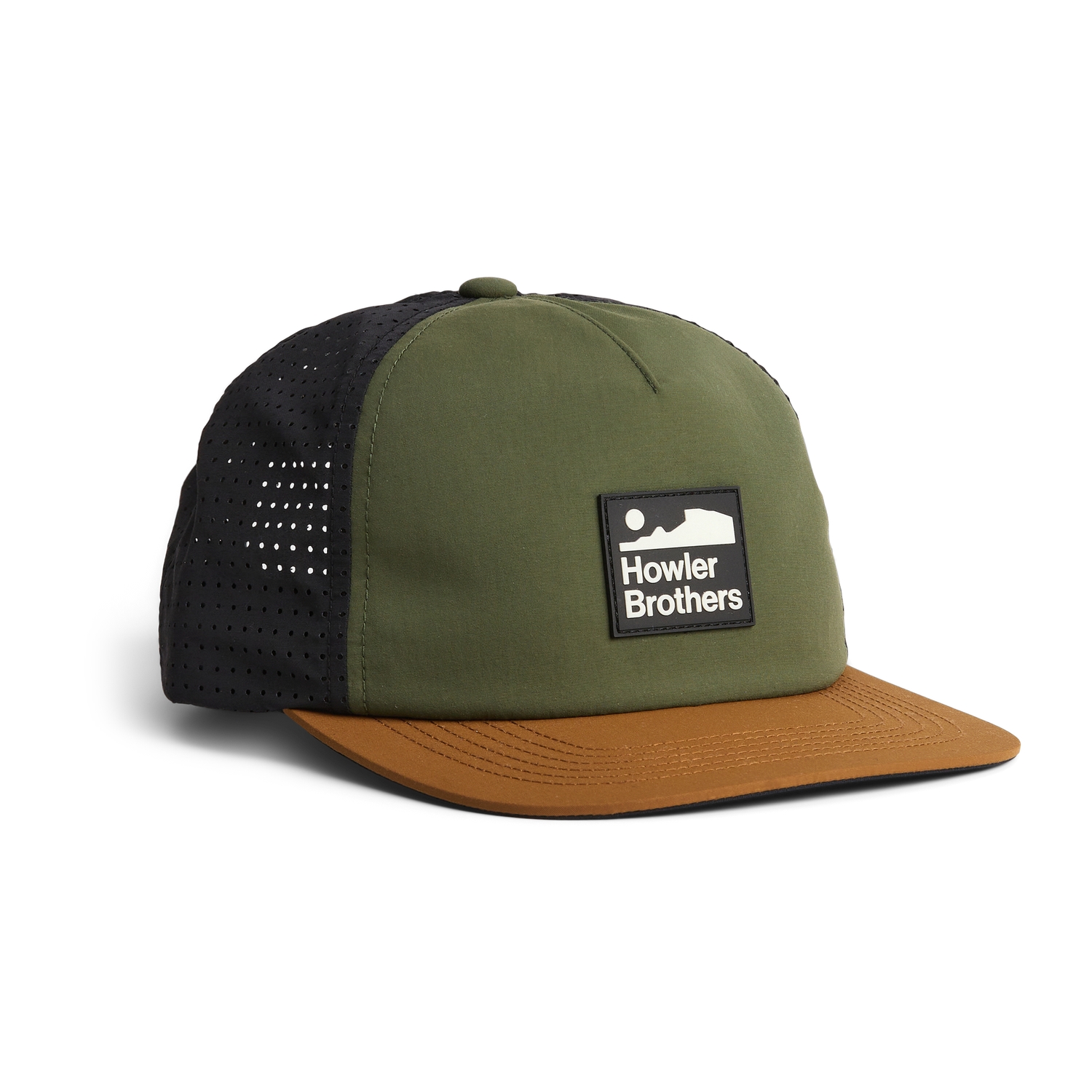 Aperture Tech Snapback, Color: Howler Arroyo: Army/Brown/Black