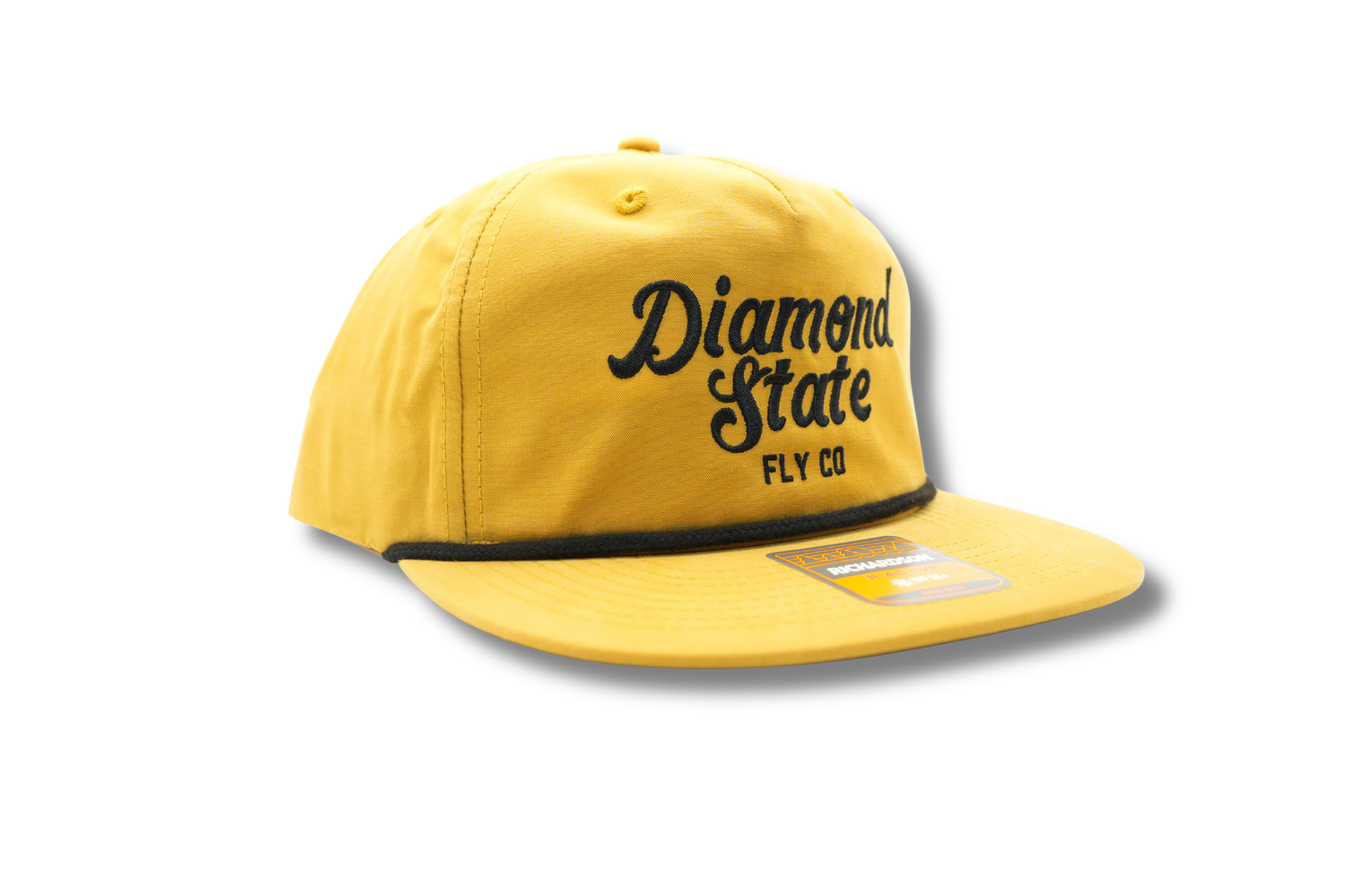 Richardson 256 Logo'd Hat, Color: Biscuit w/ Black Rope