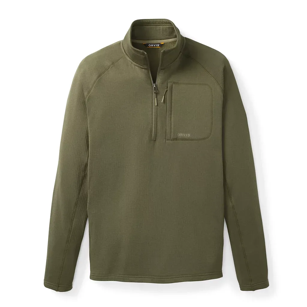 Logoed Horseshoe Hills Half-Zip, Color: Tarrogon, Size: S