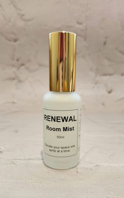 Renewal Room Mist 50ml vibrational room spray for fresh beginnings and releasing the past