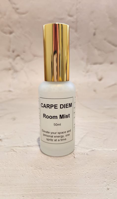 Carpe Diem Room Mist 50ml vibrational room spray for momentum, focus and decisive action
