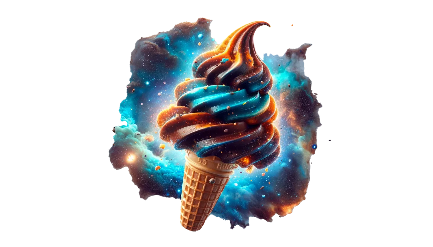 Flying Chocotop in Space