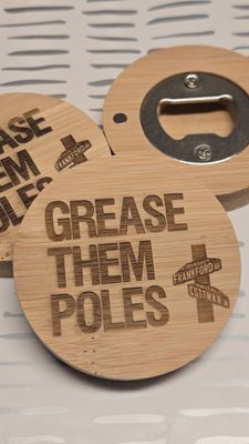 Grease Them Poles Philadelphia Eagles Bottle Opener