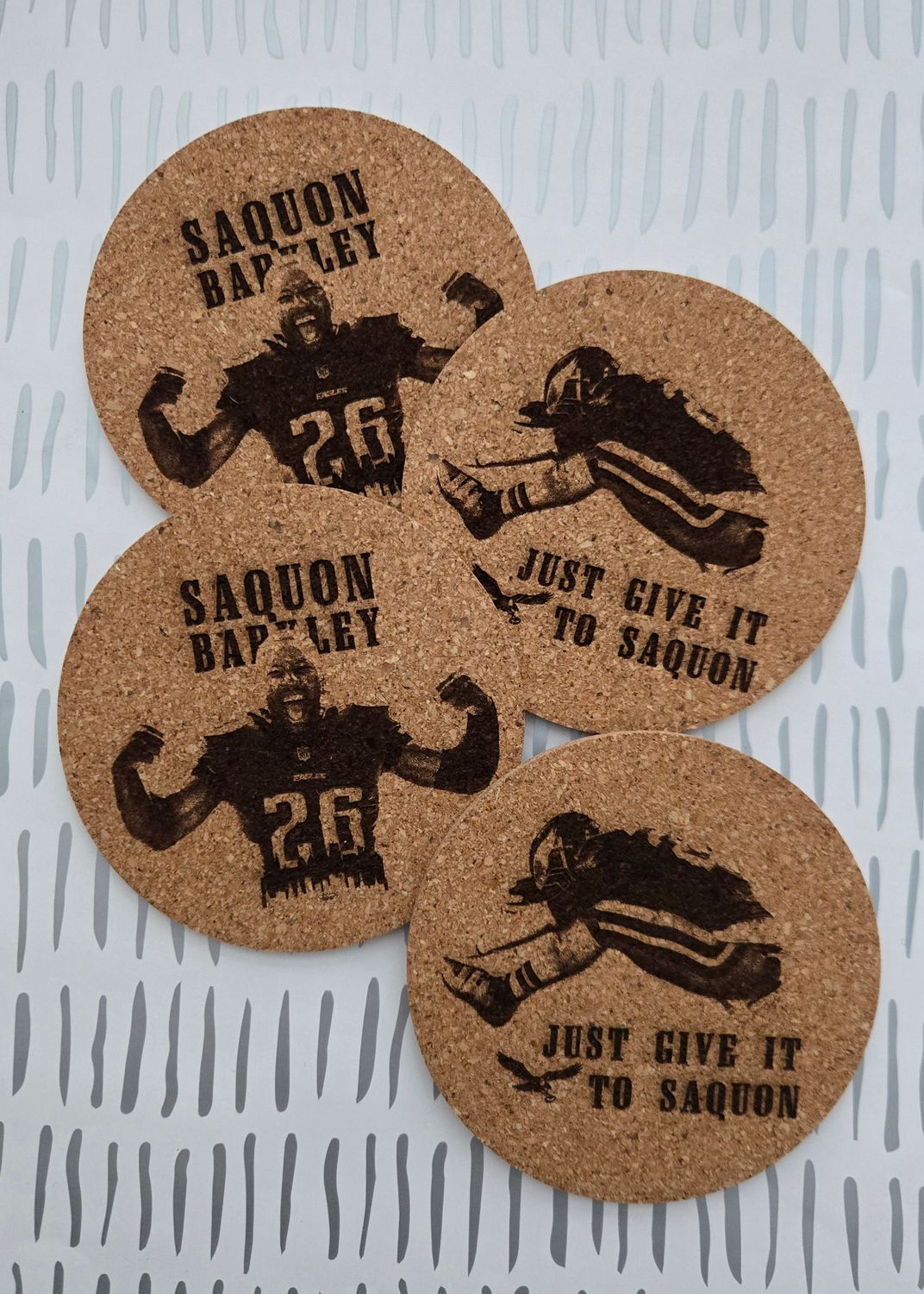 Saquon Barkley Philadelphia Eagles Coasters