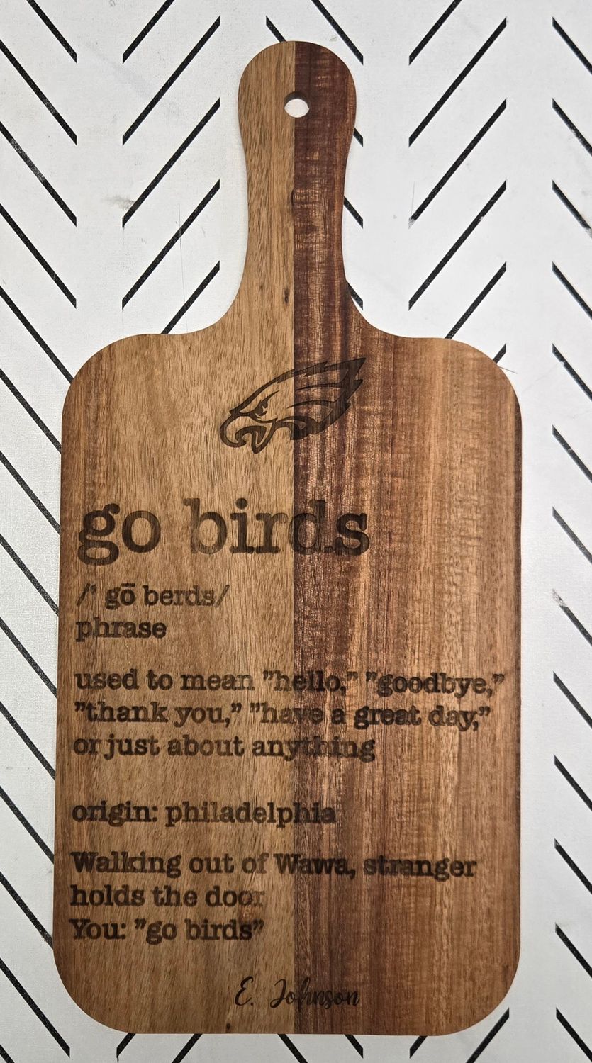 14x7 Go Birds definition Philadelphia Eagles Board