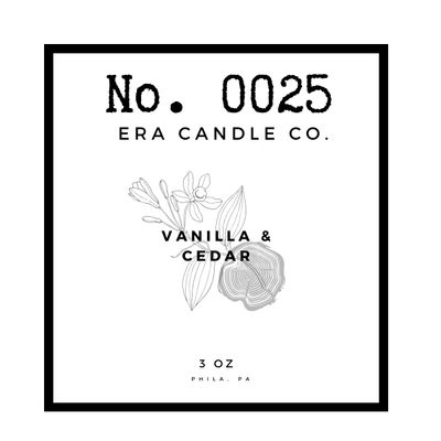 0025 Vanilla &amp; Cedar