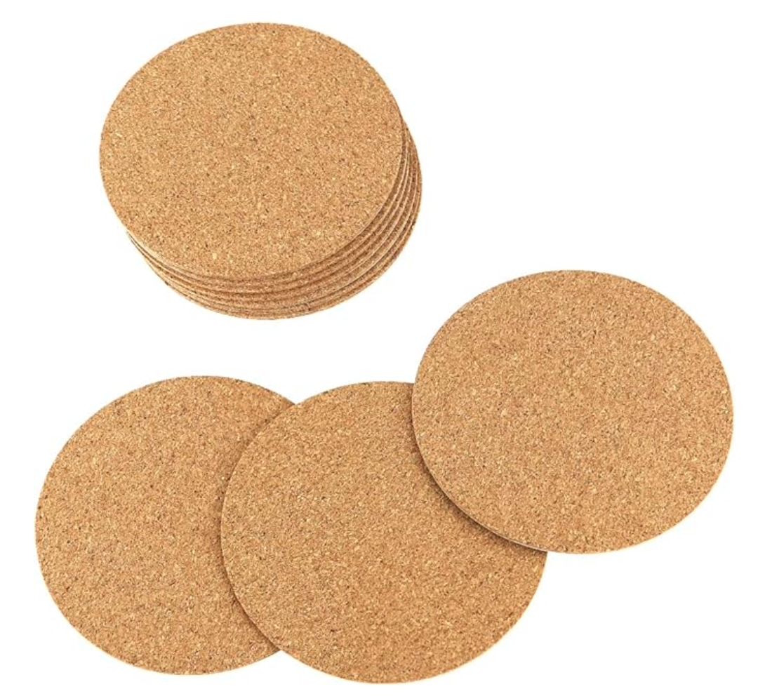 CREATE Your Own: Cork Coasters Set of 4