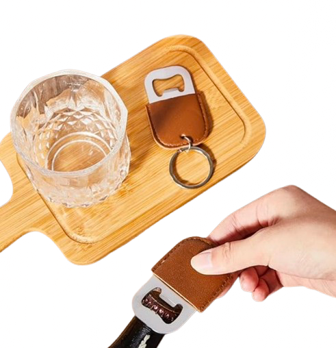 CREATE Your Own: Leather Bottle Opener Keychain