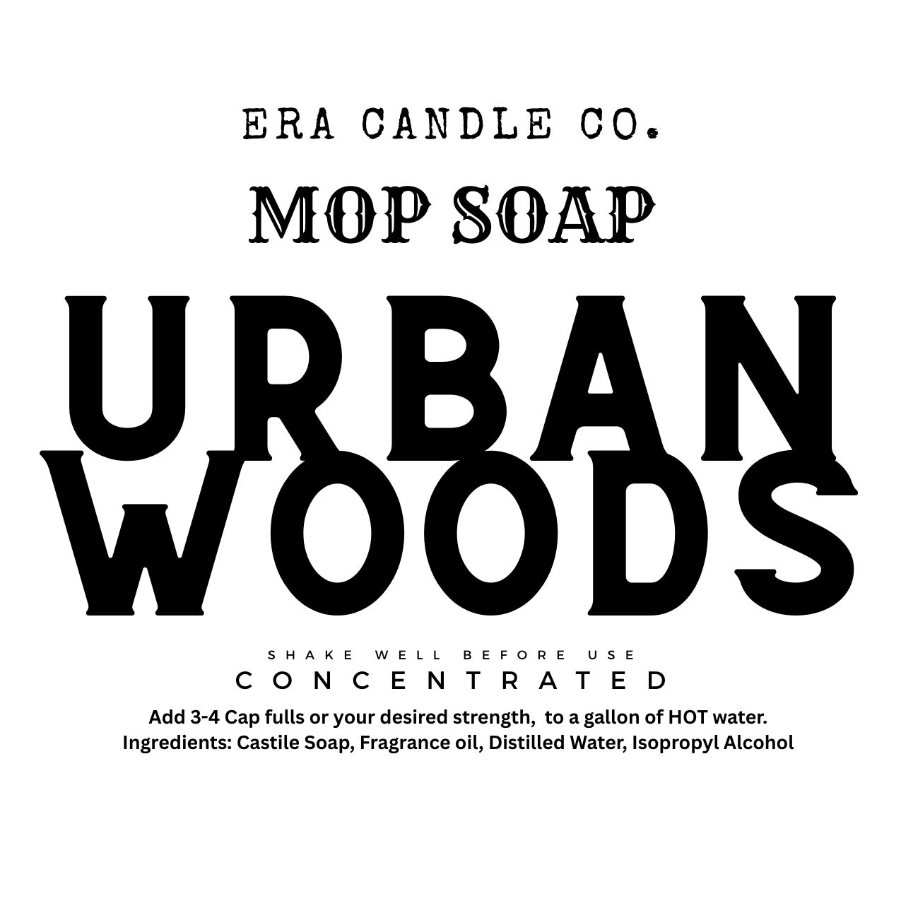 Mop Soap: URBAN WOODS