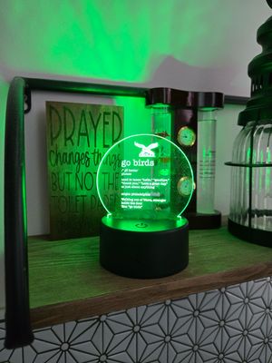 Philadelphia Eagles Go Birds Acrylic LED Light / Lamp / Nightlight
