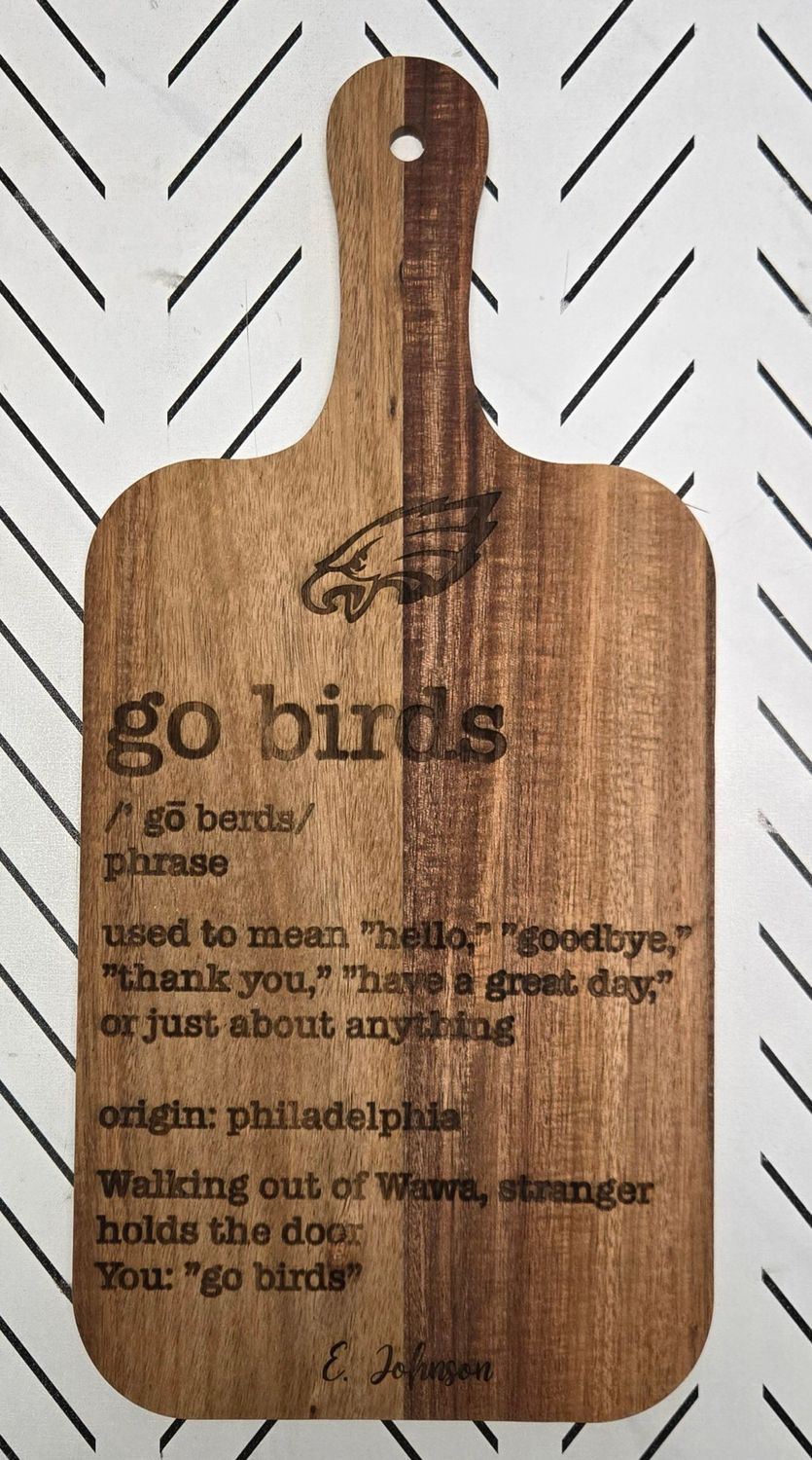 14x7 Go Birds definition Philadelphia Eagles Board