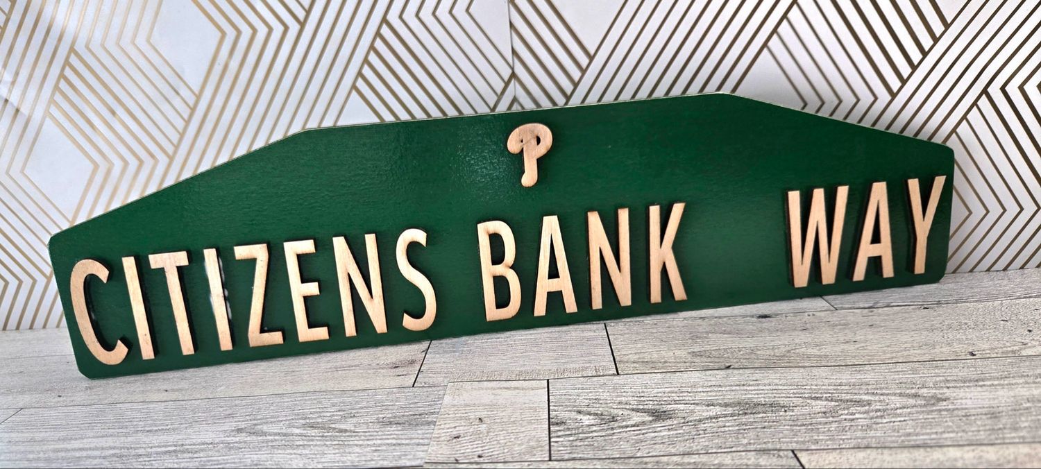 Citizens bank Park Citizens Way Philadelphia Phillies Street Sign