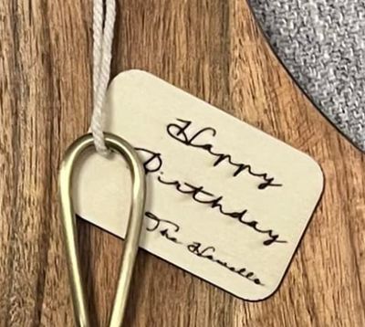 Wooden Engraved Gift Tags (10)