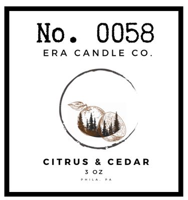 0058 Citrus &amp; Cedar