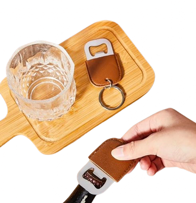 CREATE Your Own: Leather Bottle Opener Keychain