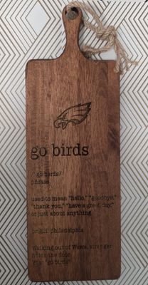 15x5  GO BIRDS definition Philadelphia Eagles Board