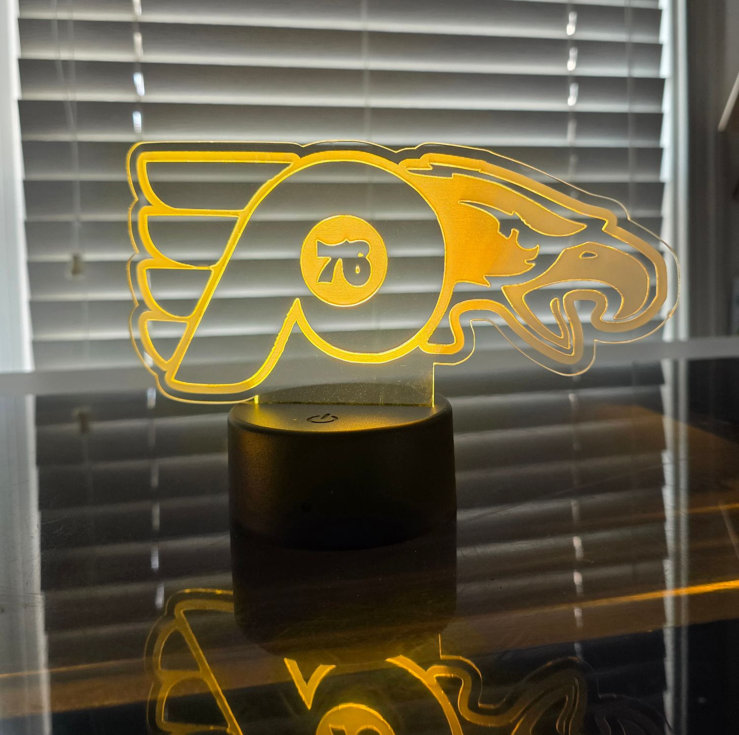Philadelphia Sports Teams Flyers Eagles Phillies 76ers  Acrylic LED Light / Lamp / Nightlight