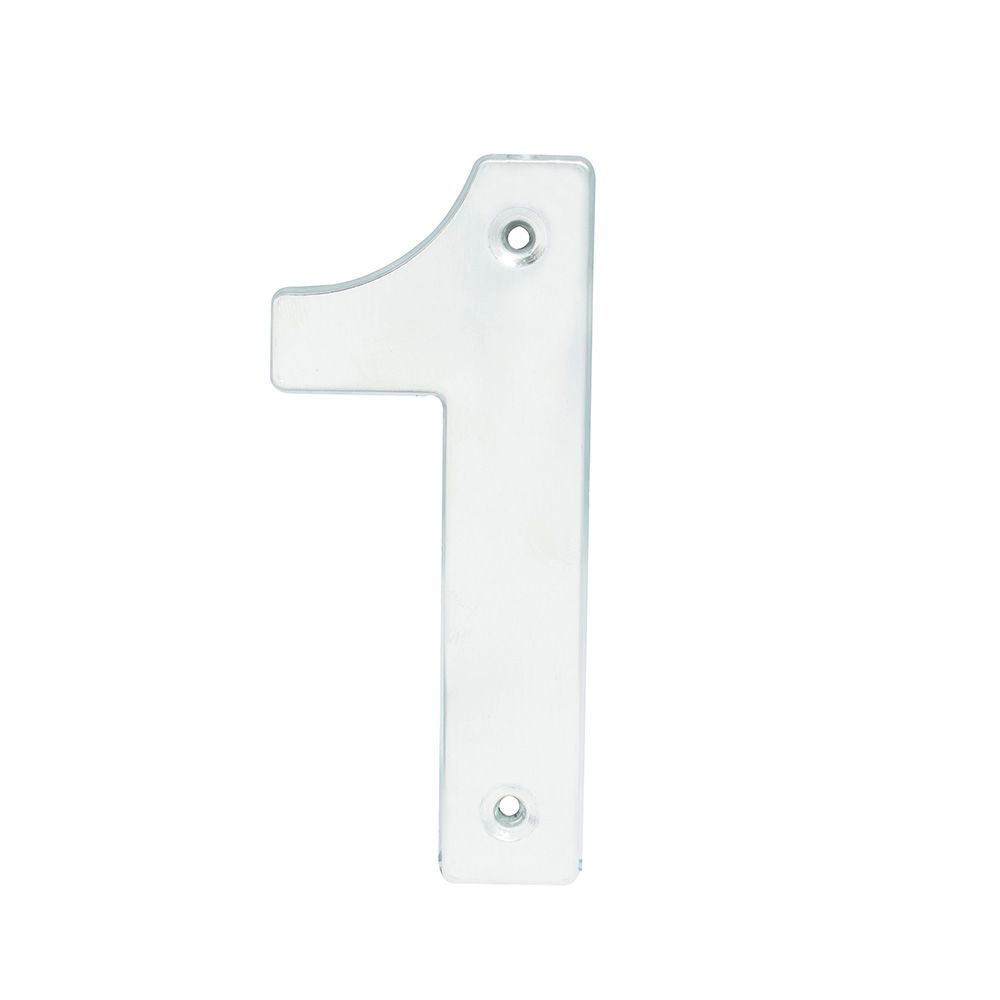 Número 1 bold 4" níquel satinado Lock