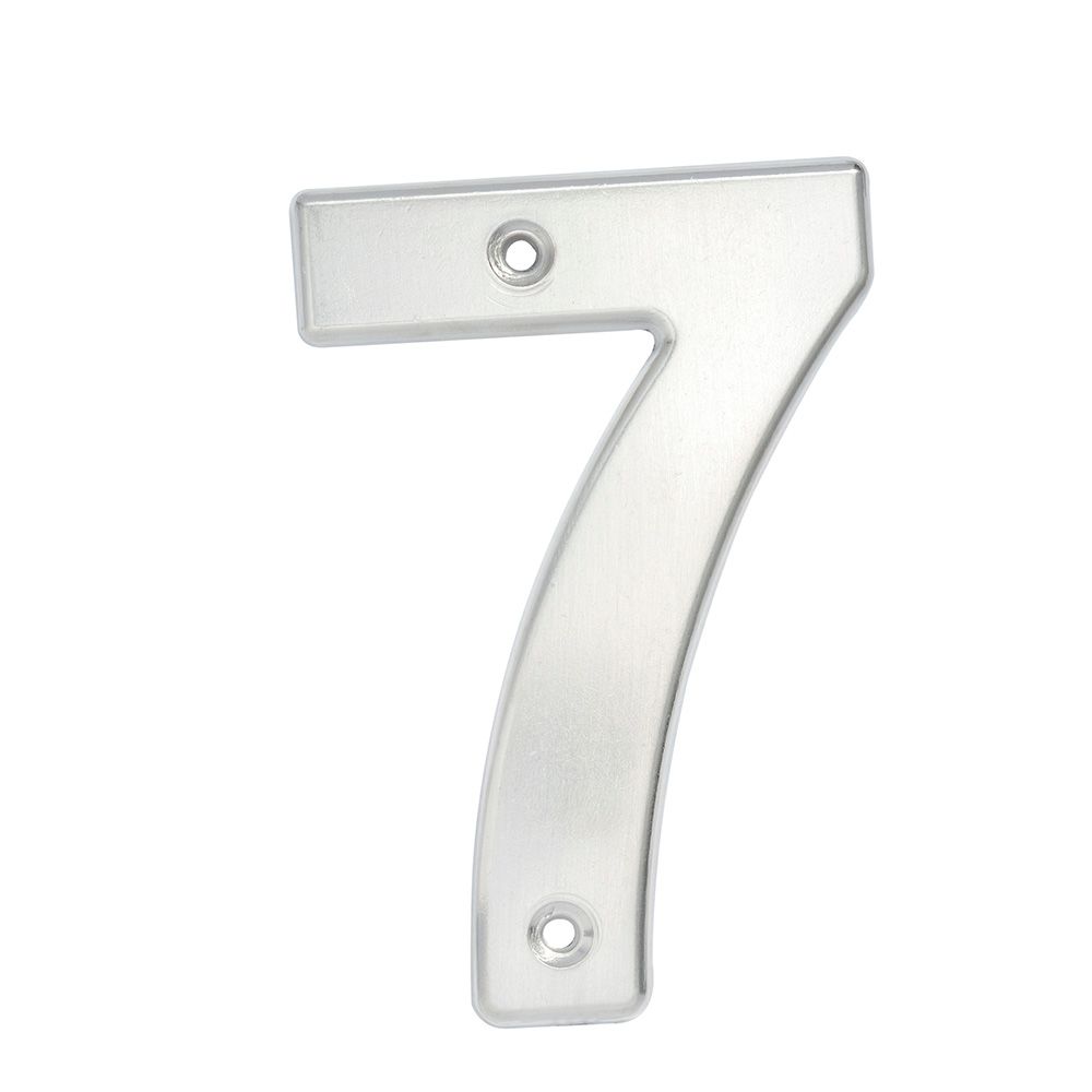 Número 7 bold 4" níquel satinado Lock