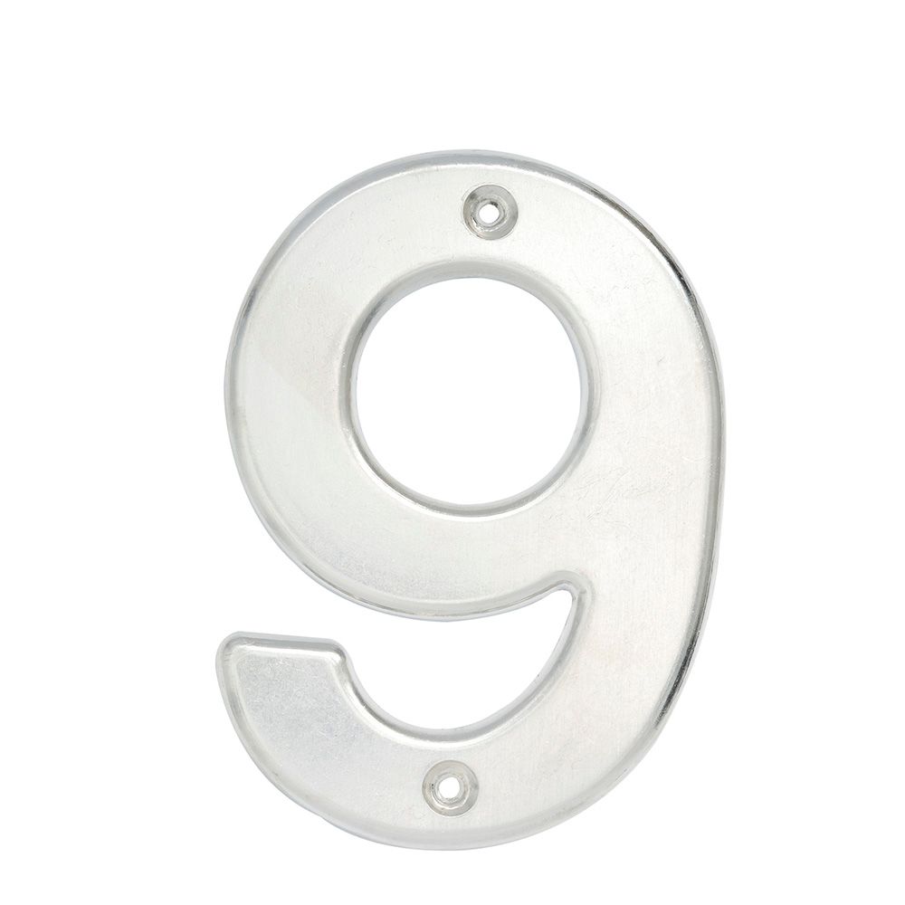 Número 9 bold 4" níquel satinado Lock