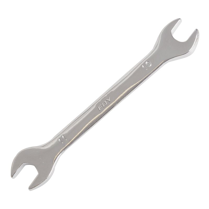 Llave española pulido espejo métrica, 10 x 11 mm Foy