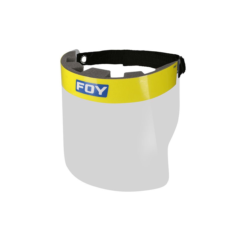 Protector de seguridad facial, transparente Foy