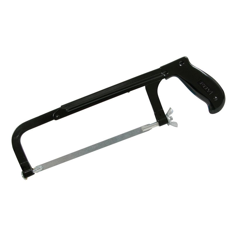 Arco de segueta ajustable con mango de plástico 8", 10" y 12", 12"-19" Foy