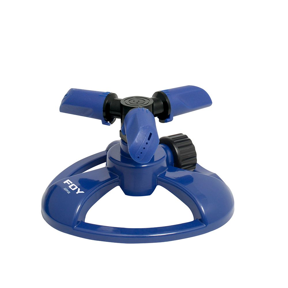Aspersor estacionario con base plástica de 3 brazos 3/4" GHT Foy