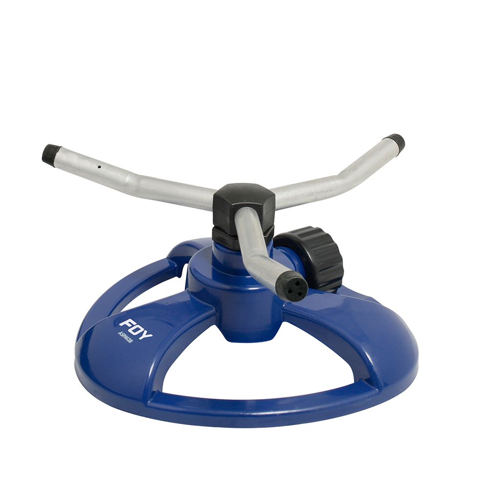 Aspersor estacionario con base metálica de 3 brazos 3/4" GHT Foy