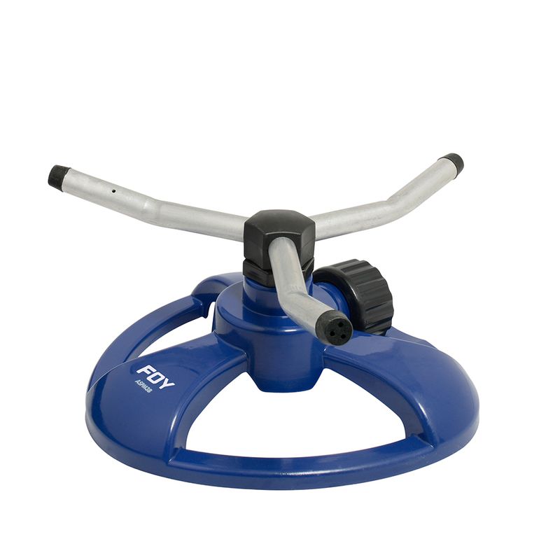 Aspersor estacionario con base metálica de 3 brazos 3/4" GHT Foy