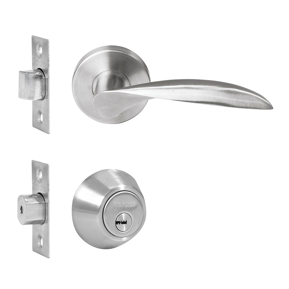 Combo Messina función doble, acero inoxidable, llave de puntos, en caja Proforza