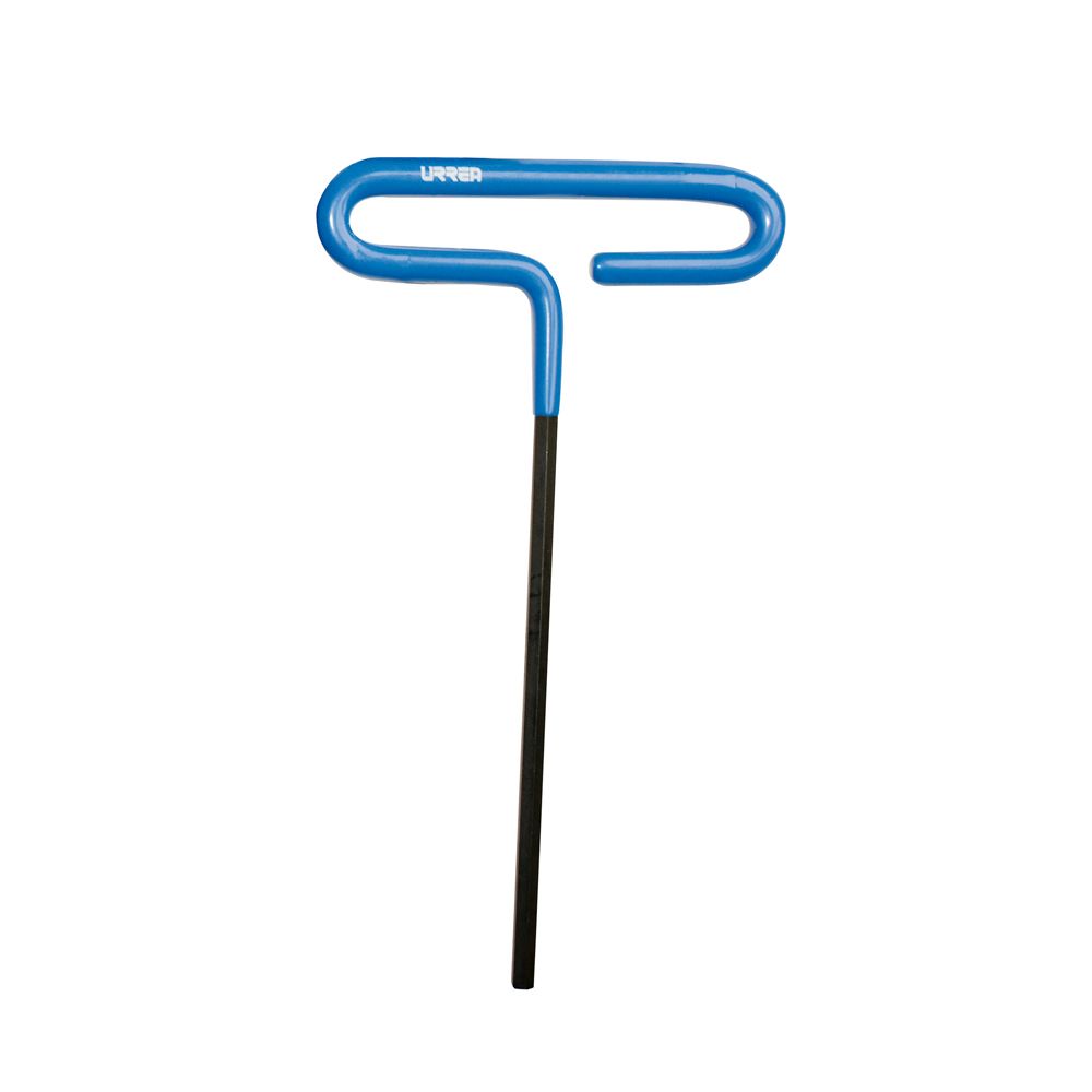 Llave hexagonal corta tipo "T" mango de vinil, métrica, 10 mm Urrea