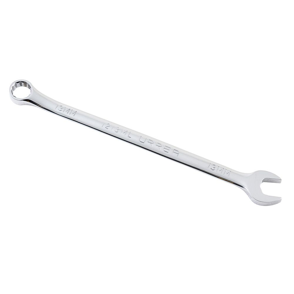 Llave combinada extra larga pulido espejo métrica, 12 puntas, 13 mm Urrea