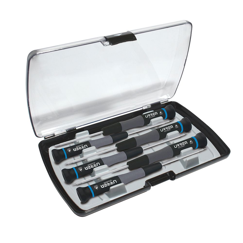 Juego de destornilladores de precisión ESD anti-estáticos punta Torx, 6 piezas Urrea