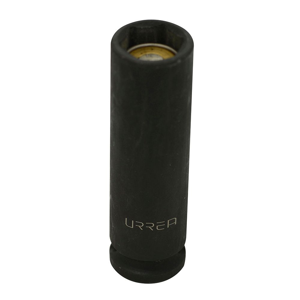 Dado de impacto largo con imán cuadro de 3/8", 6 puntas, en pulgadas, 1/2" Urrea