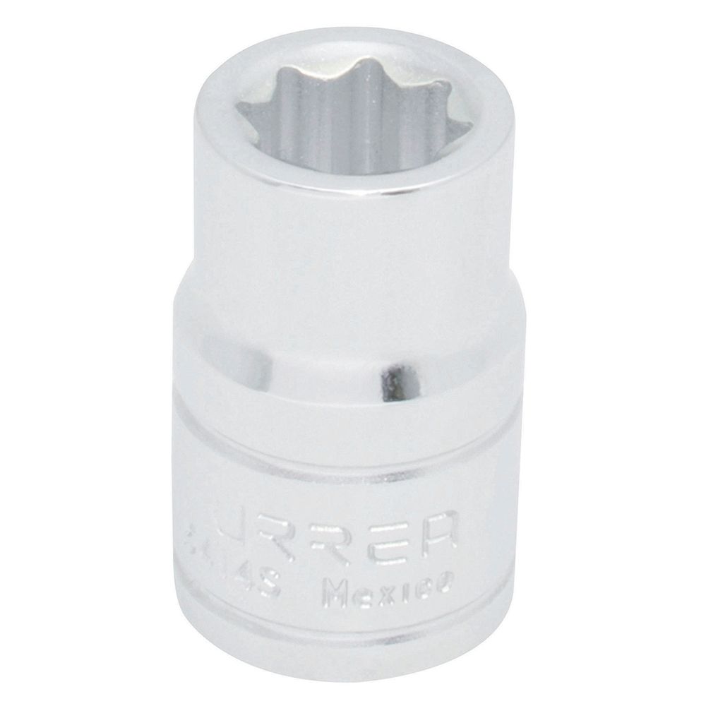 Dado cuadro de 1/2", 8 puntas, en pulgadas, 7/16" Urrea