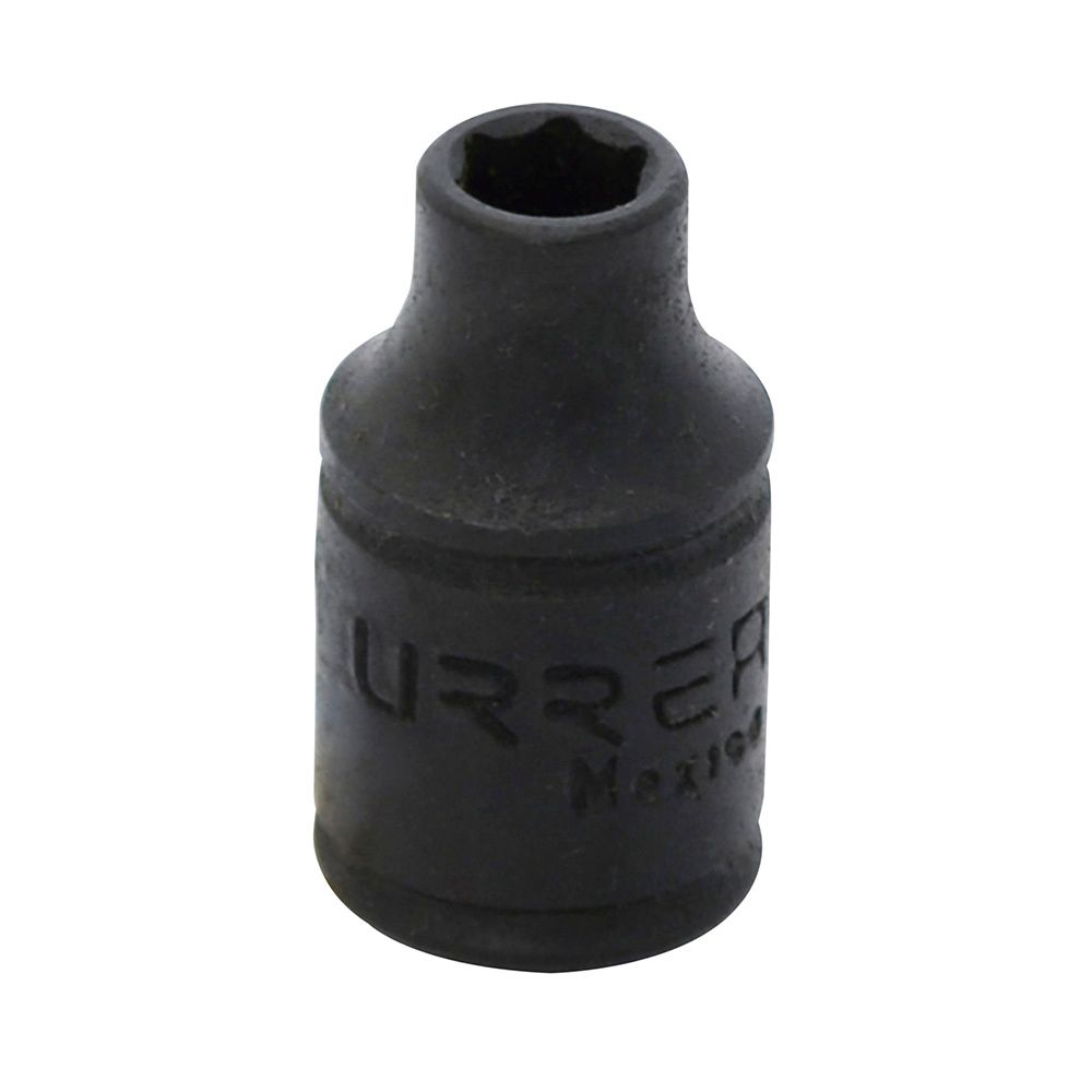 Dado de impacto cuadro de 1/4", 6 puntas, en pulgadas, 1/4" Urrea