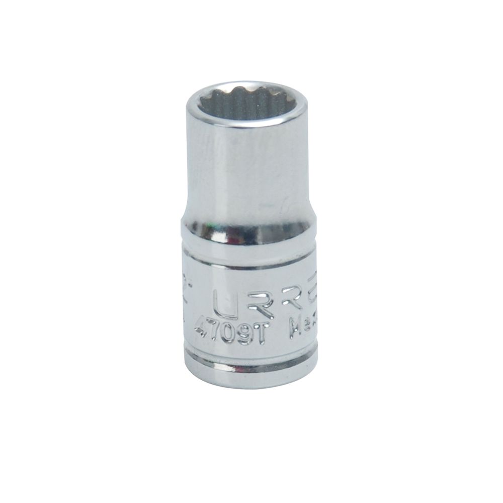 Dado cuadro de 1/4", 12 puntas, en pulgadas, 9/32" Urrea